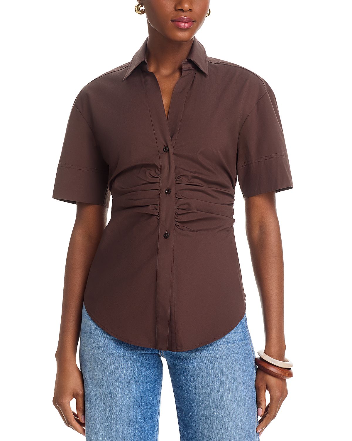 Veronica Beard Devra Short Sleeve Top