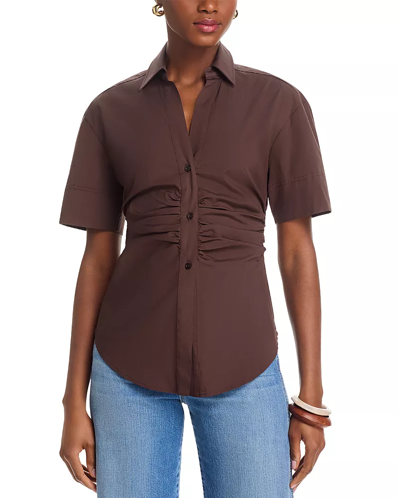 Veronica Beard Devra Short Sleeve Top