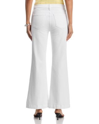 The Molly Petite High Rise Trouser Jeans in White