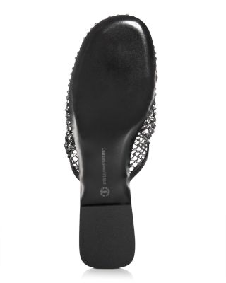 Women's Crystal Mesh Slide Sandals