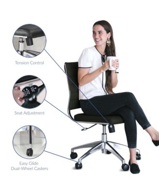  Jive Armless Mid Back Office Chair