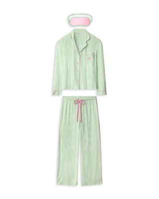 Playful Print Long Pajama Set