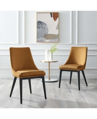 Viscount Performance Velvet Dining Chair