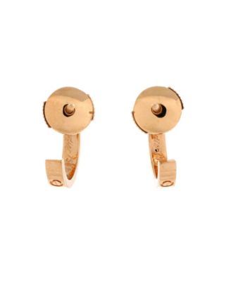  Small Love Hoop Earrings 18K Rose Gold