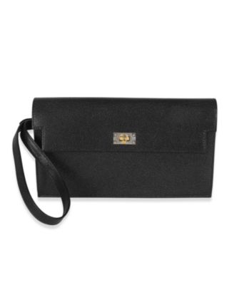 Kelly Pocket Long Wallet Leather Handbag