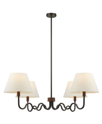 Sunlit Squiggle 4-Arm Pendant Light