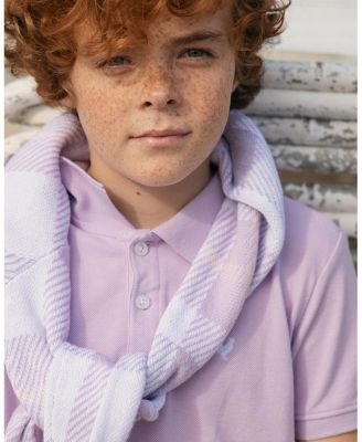 Boys' Organic Long Sleeve V-Neck Intarsia Sweater - Little Kid