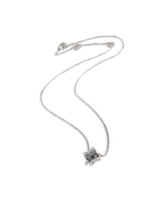  Mini B.zero1 18k White Gold Necklace