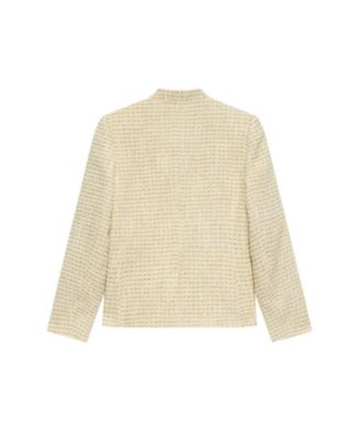  Women's Boucle Pocket Detail Jacket