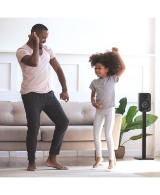 SP26PL 26" Bookshelf Speaker Stands with Rotating Top Plates and Cable Management - Pair