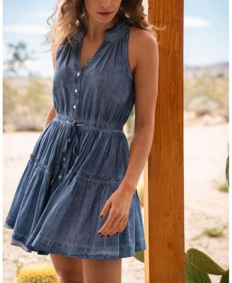 Charlotte Sleeveless Shirt Dress