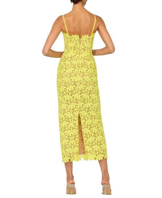 Georgia Fitted 3D Floral Midi Dress