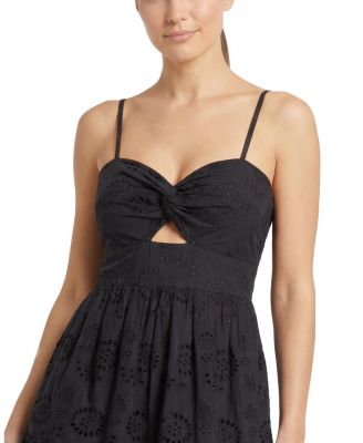  Jillian Embroidered Eyelet Tiered Maxi Dress