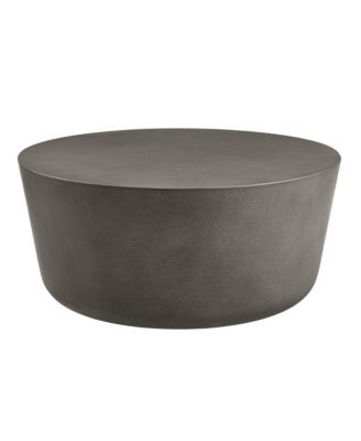Brion Round Indoor - Outdoor Patio Concrete Coffee Table