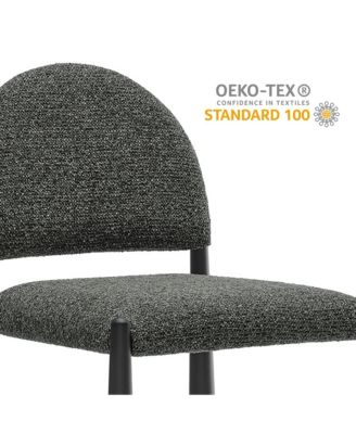 Hayley Upholstered Fabric Counter Stool