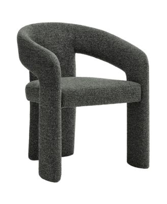 Oslo Barrel Fabric Upholstered Dining Accent Chair