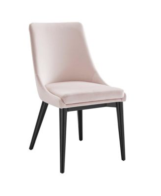  Viscount Accent Performance Velvet Dining Chairs, Set of 2