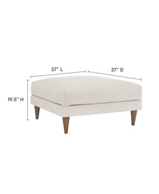 Zoya Down Filled Overstuffed Ottoman