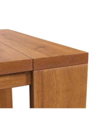 Tahoe Outdoor Patio Acacia Wood Side Table