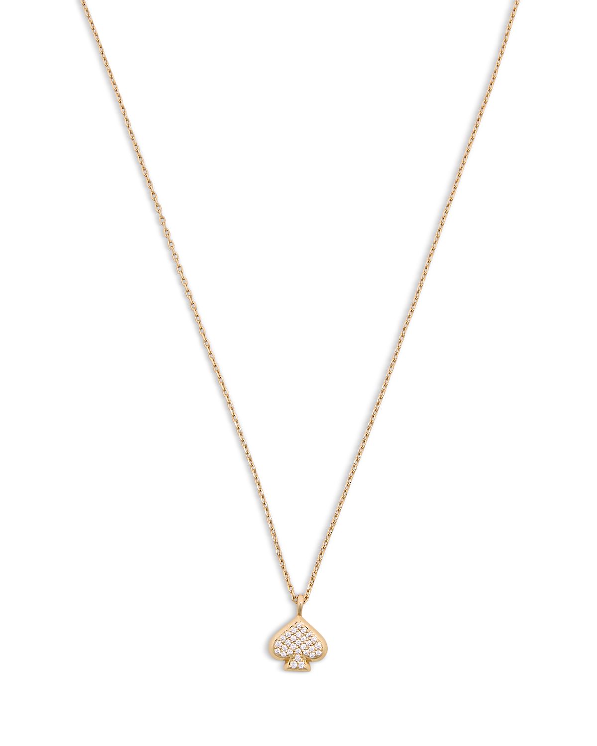 kate spade new york Everyday Spade Pave Mini Pendant Necklace