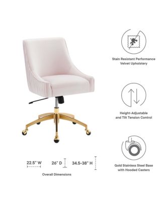 Discern Performance Velvet Office Chair