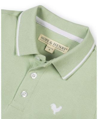 Boys' Organic Short Sleeve Knit Pique Polo Shirt - Big Kid
