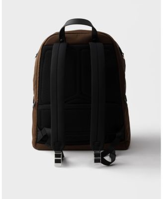  Re-Nylon and Saffiano Leather Backpack