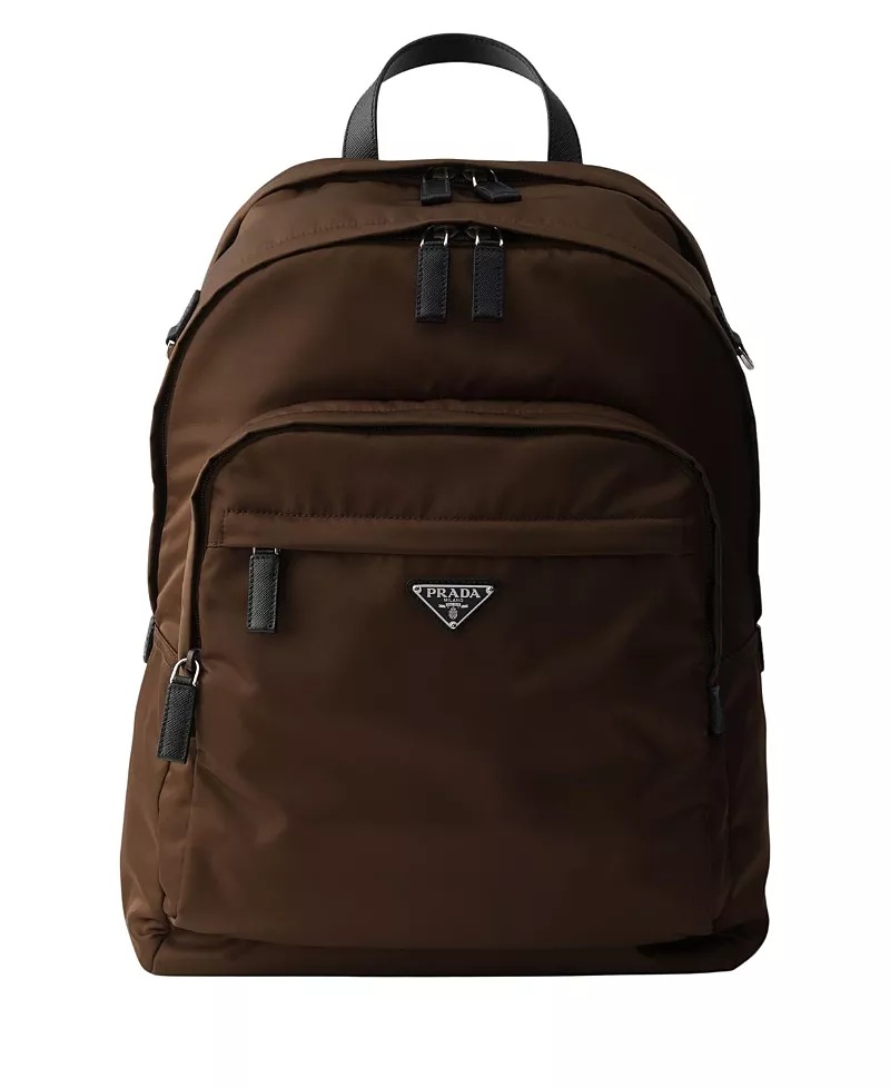 Prada Re-Nylon and Saffiano Leather Backpack