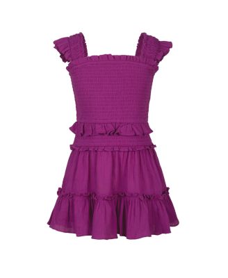  Girls' Zoe Smocked Tiered Dress - Little Kid, Big Kid