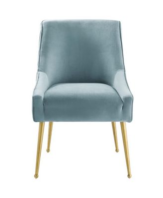 Discern Pleated Back Upholstered Performance Velvet Dining Chair