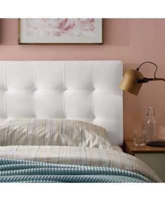 Lily Biscuit Tufted Performance Velvet Headboard, Full