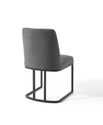  Amplify Sled Base Upholstered Fabric Dining Side Chair