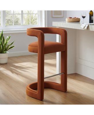  Winslow Performance Velvet Bar Stool