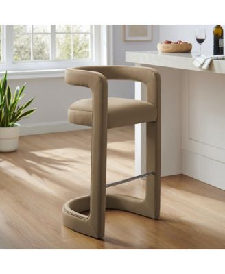 Winslow Performance Velvet Bar Stool