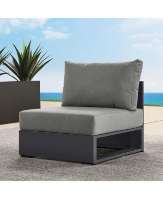 Tahoe Outdoor Patio Powder-Coated Aluminum Modular Armless Chair