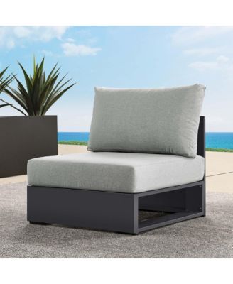 Tahoe Outdoor Patio Powder-Coated Aluminum Modular Armless Chair