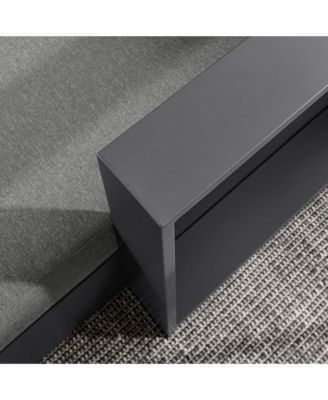 Tahoe Outdoor Patio Powder-Coated Aluminum Modular Right-Facing Chaise Lounge