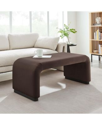 Koda Performance Velvet Waterfall Ottoman