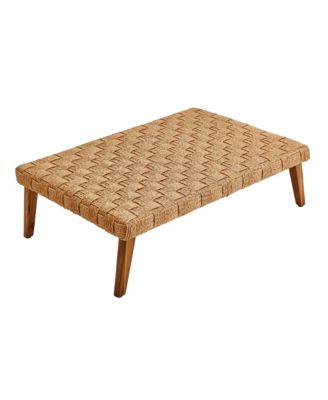 Thames Outdoor Patio Wicker Outdoor Patio Rattan Coffee Table