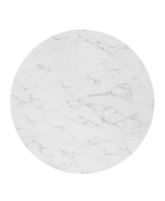  Verne 35" Artificial Marble Dining Table