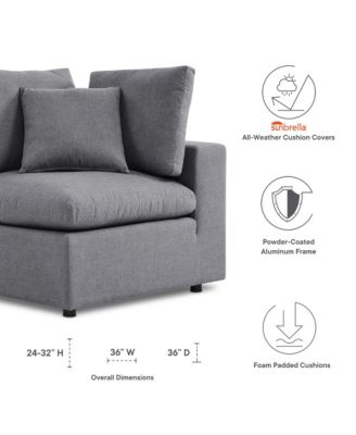  Commix Sunbrella  Outdoor Patio Corner Chair