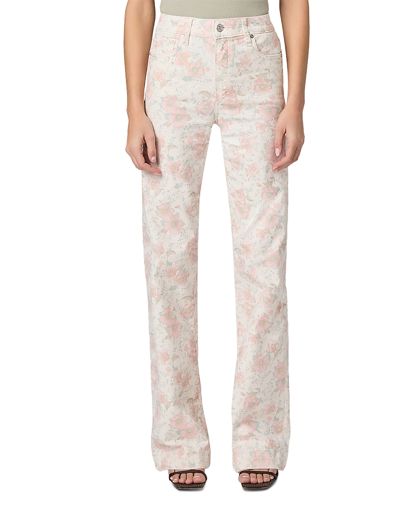 Paige Leenah High Rise Wide Leg Jeans in Bouquet