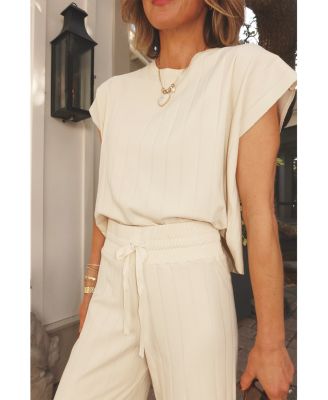 Spl X CJ Wide Rib Knit Top