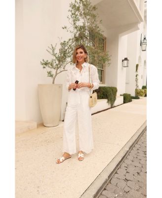 Spl X CJ Eyelet Button Front Top