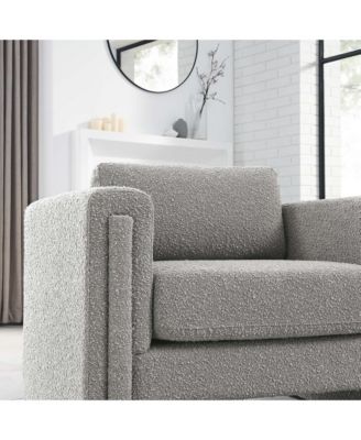 Visible Boucle Fabric Armchair