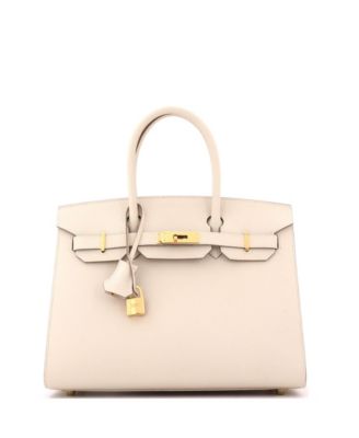Birkin 30 Handbag Light Epsom with Gold Hardware