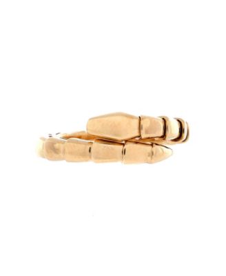  Serpenti Viper One-Coil Ring 18K Gold