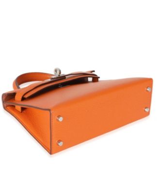 Mini Kelly 20 II Leather Handbag