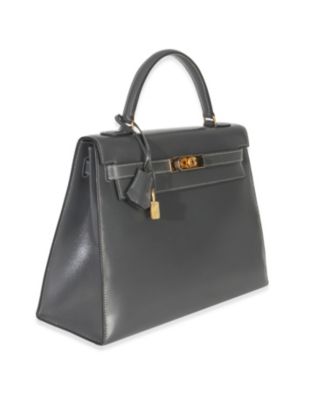 Sellier Kelly 32 Leather Handbag