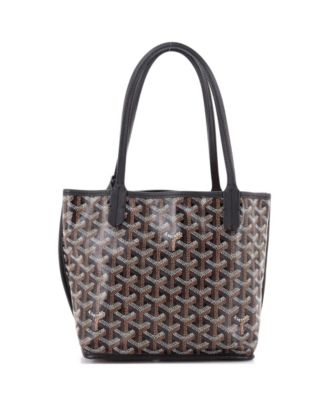 Mini Anjou Reversible Tote Coated Canvas